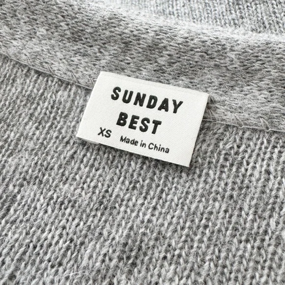 🏷️ SOLD • SUNDAY BEST • Sylvia Cardigan in Grey • XS - Picture 8 of 14